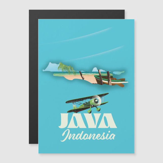 Mapa de Java indonesia (Anverso/Reverso)