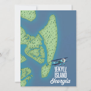 Mapa de Jekyll Island Georgia USA