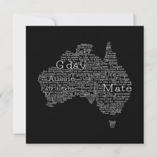 Mapa de jerga de Australia