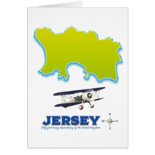 Mapa de Jersey.