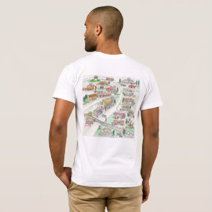 Mapa de Kane, camiseta masculina de la Autoridad P