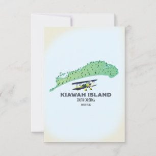 Mapa de Kiawah Island South Carolina USA