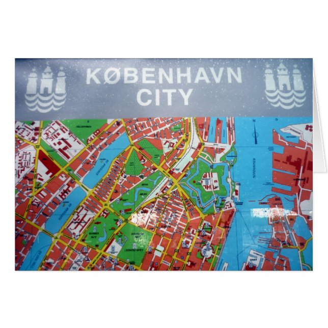 mapa de københavn (Anverso (Horizontal))