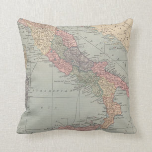 Mapa de la almohada de Italia