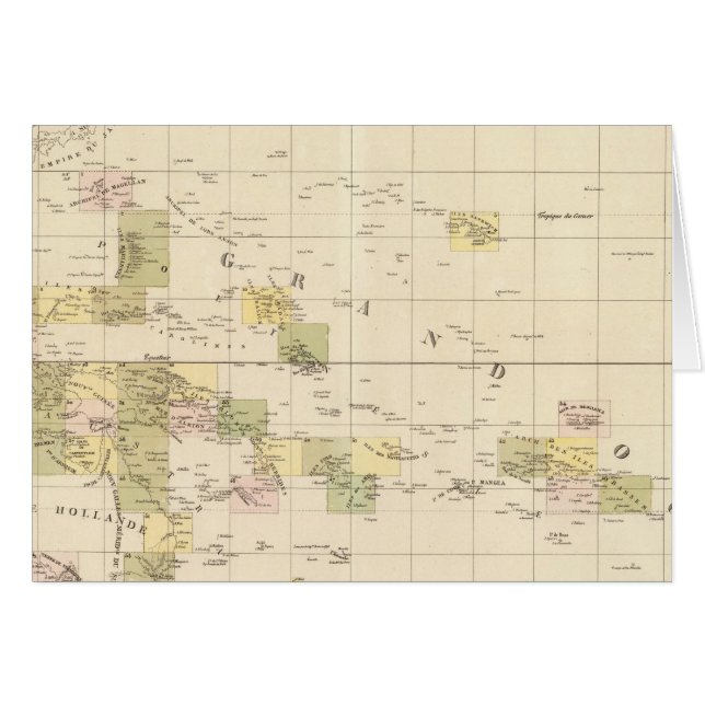 Mapa de la Asamblea de Oceanía (Anverso (Horizontal))