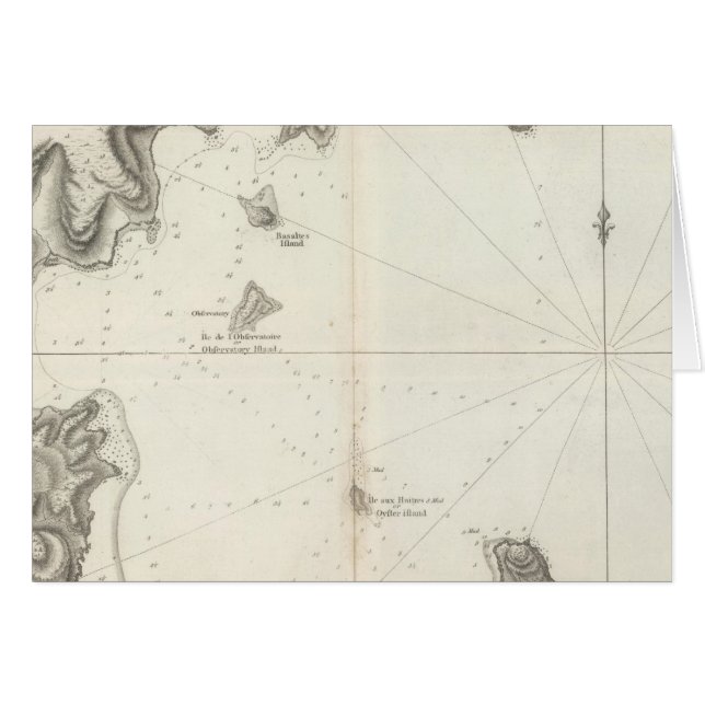 Mapa de la Baie de Castries (Anverso (Horizontal))
