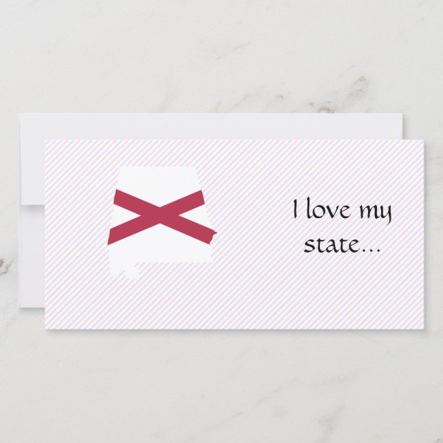 Mapa de la bandera de Alabama (Anverso)