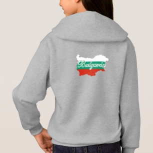 Mapa de la bandera de Bulgaria, lado de atrás