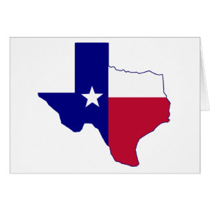 Mapa de la bandera de Tejas