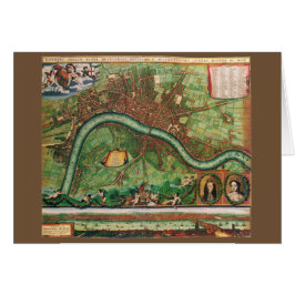 Mapa de la calle del siglo XVII de la antigüedad d