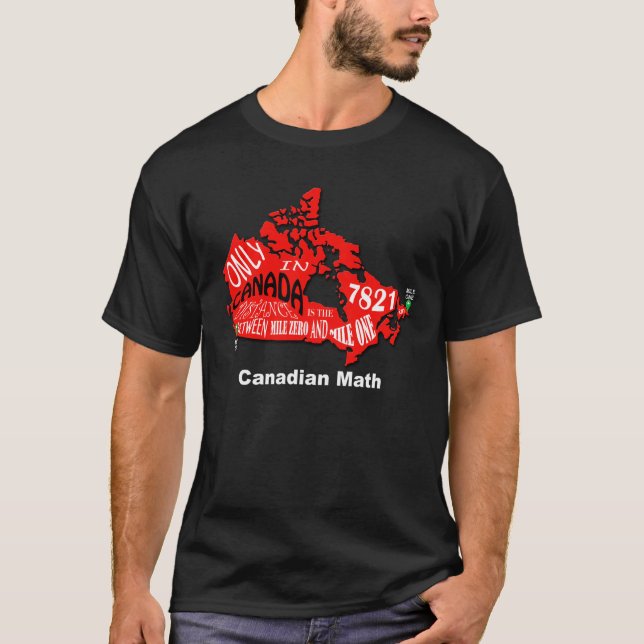 mapa de la camiseta básica de Canadá (Anverso)