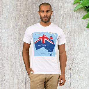Mapa De La Camiseta De Australia