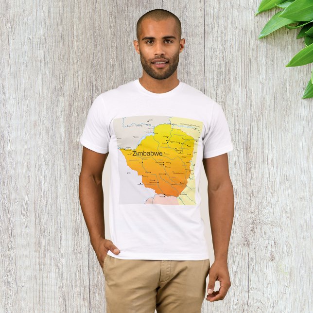 Mapa de la camiseta de hombres de Zimbabue (Subido por el creador)