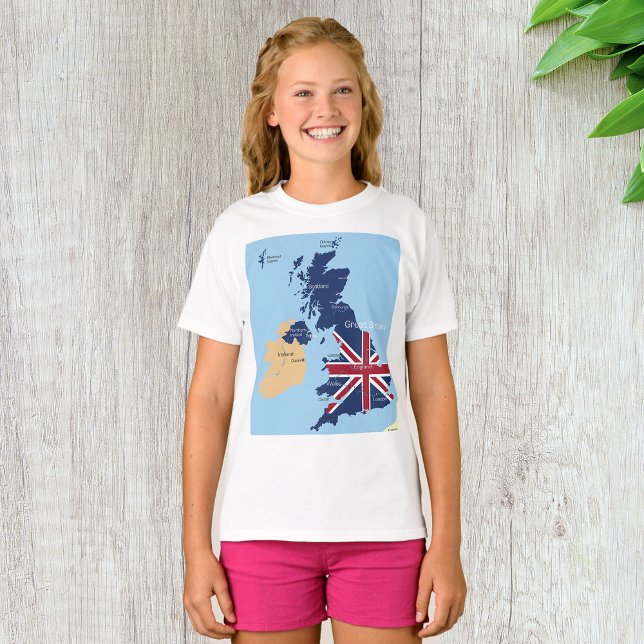 Mapa De La Camiseta De Los Chicas De Gran Bretaña (Subido por el creador)