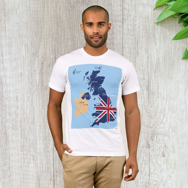 Mapa De La Camiseta De Los Hombres De Gran Bretaña (Subido por el creador)