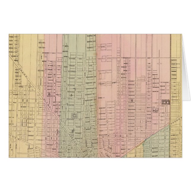 Mapa de la ciudad de Detroit (Anverso (Horizontal))