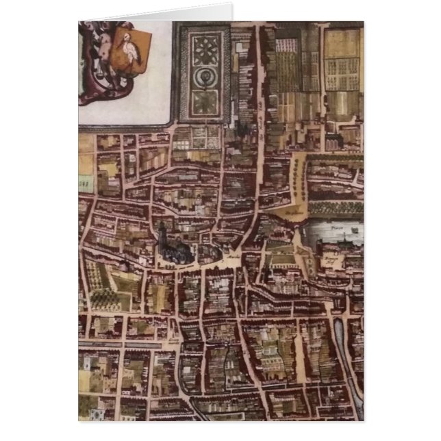 Mapa de la ciudad de Réplica de La Haya 1649 (Frente)