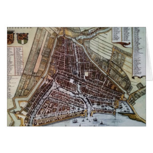 Mapa de la ciudad de Réplica de Rotterdam 1652