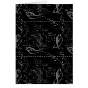 Mapa de la constelación de Piscis por Hevelius