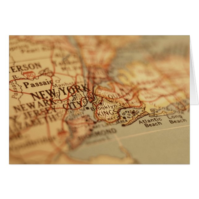 Mapa de la cosecha de NUEVA YORK (Anverso (Horizontal))