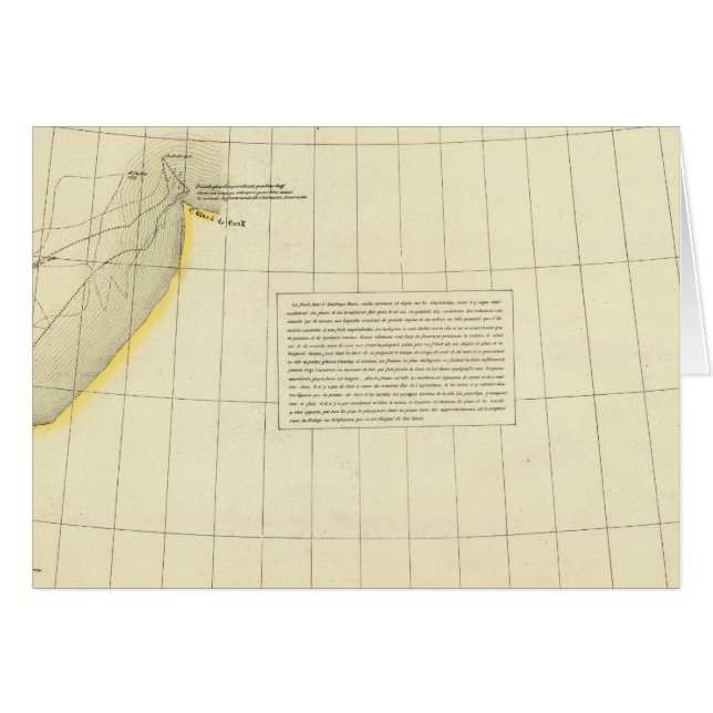 Mapa de la costa de Alaska (Anverso (Horizontal))