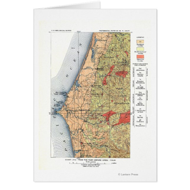 Mapa de la encuesta geológica de EE.UU. (Frente)