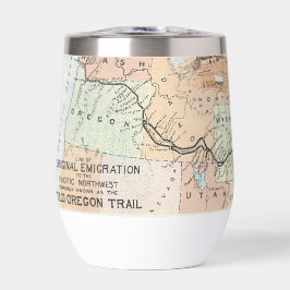 Mapa de la época del sendero de Oregón