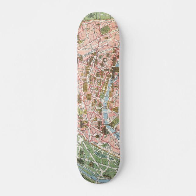 Mapa de la Escuela Secundaria del Skateboard de Pa (Anverso )