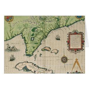 Mapa de la Florida, de 'Narratio breve