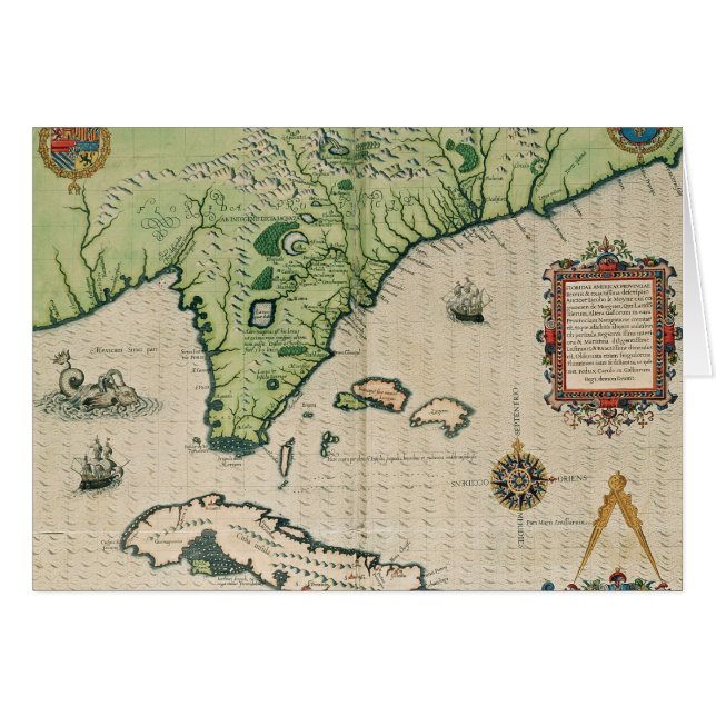 Mapa de la Florida, de 'Narratio breve (Anverso (Horizontal))