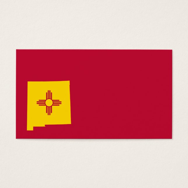 Mapa de la forma de la bandera de Nuevo México (Frente)