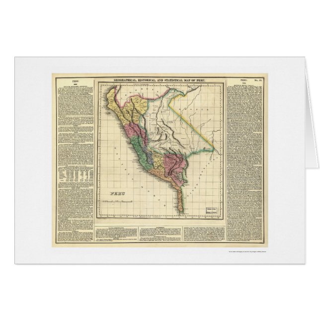 Mapa de la historia de Perú - 1822 (Anverso (Horizontal))