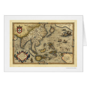 Mapa de la India por Ortelius 1570
