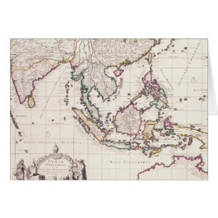 Mapa de la India y de los indies del este