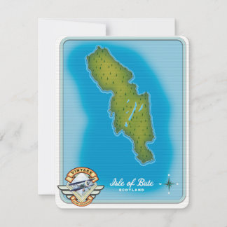 Mapa de la Isla de Bute