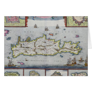 Mapa de la isla de Candia