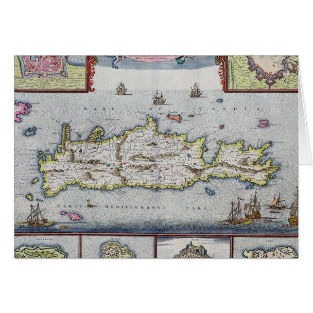 Mapa de la isla de Candia (Anverso (Horizontal))