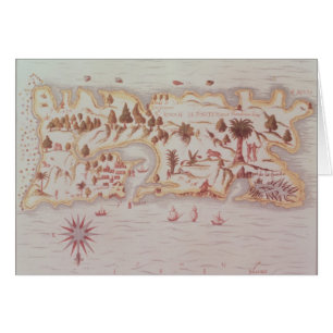 Mapa de la isla de Puerto Rico, 1599