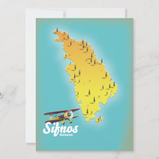 Mapa de la isla griega de Samos