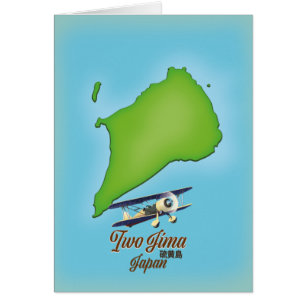 Mapa de la isla Iwo Jima Japón