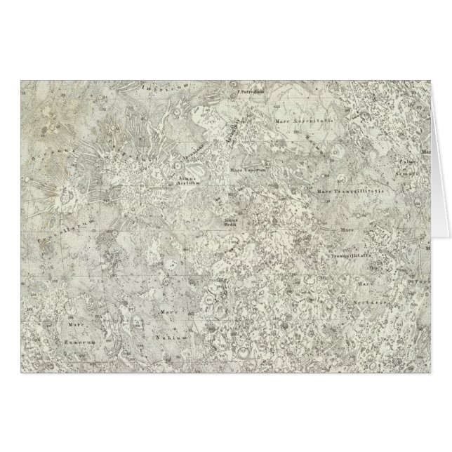 Mapa de la luna (Anverso (Horizontal))