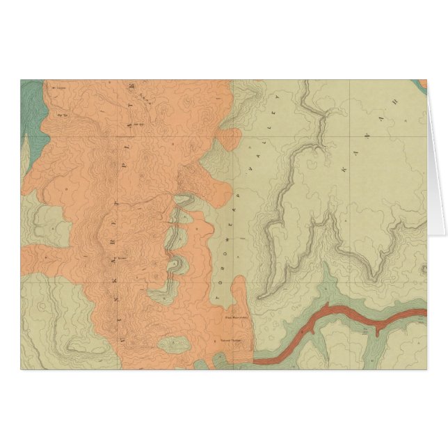 Mapa De La Meseta De Uinkaret, Mitad Sur (Anverso (Horizontal))