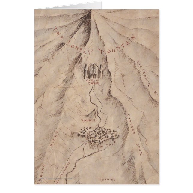 Mapa de la montaña Lonley (Frente)
