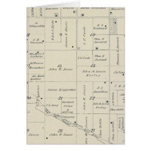 Mapa de la sección del condado de Tulare R26E de 