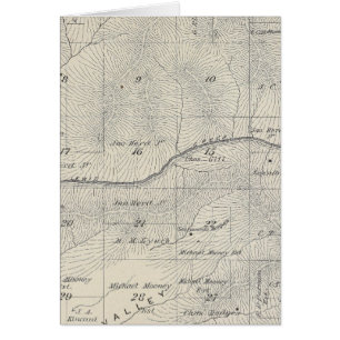 Mapa de la sección del condado de Tulare R28S