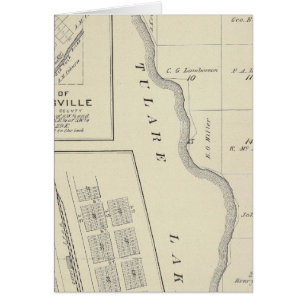 Mapa de la sección del condado de Tulare T22S R22