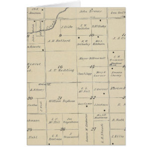 Mapa de la sección del condado de Tulare T23S R26