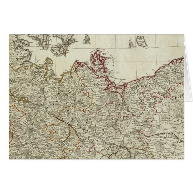 Mapa de la sección norte del Imperio de Alemania (Anverso (Horizontal))