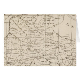 Mapa de la sede de la guerra en Francia 2