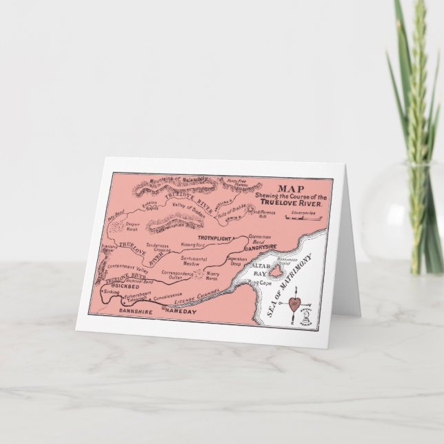 Mapa de la tarjeta del río Truelove (Anverso)